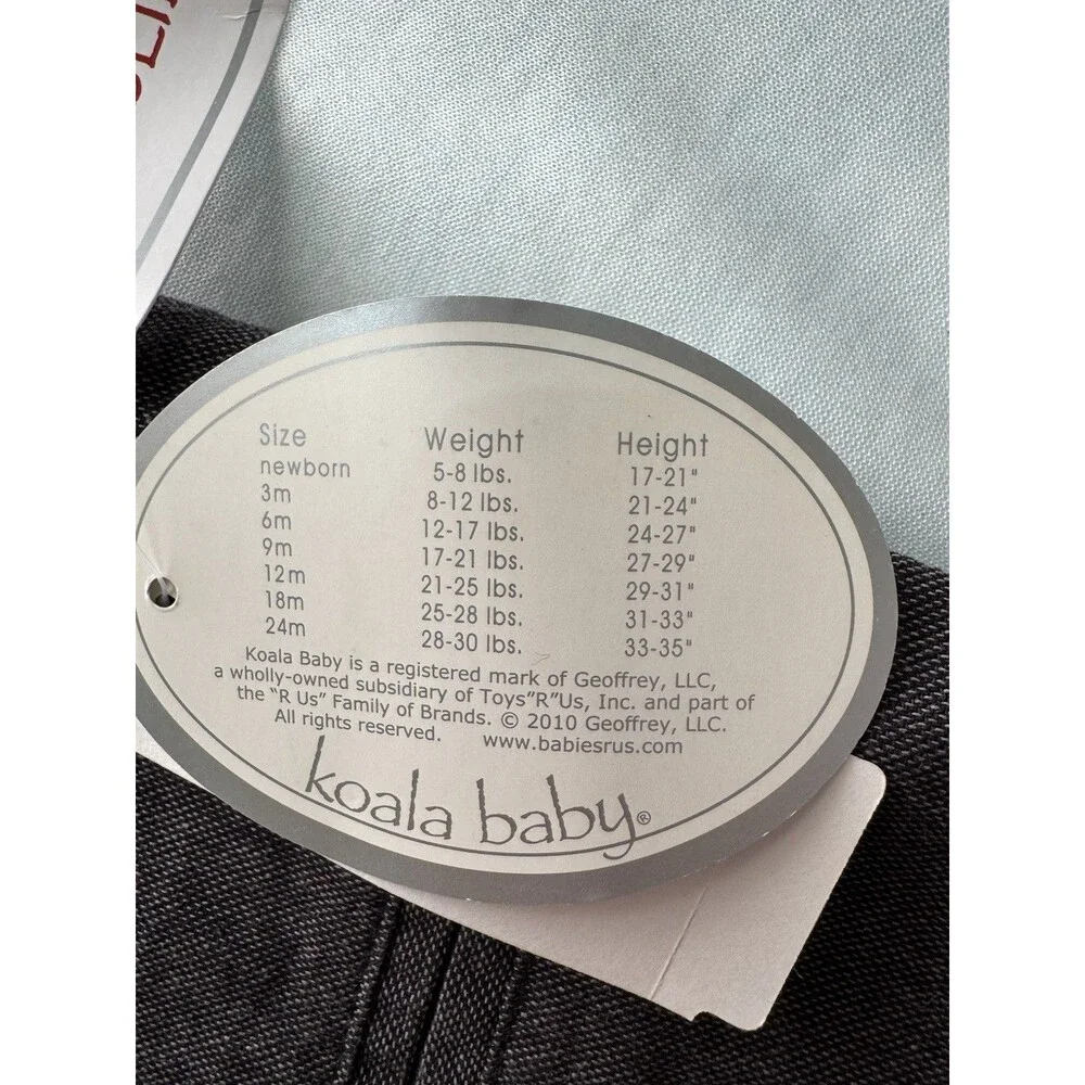 Koala Baby Boys Gray Cotton Suit Vest 12-18 Months Formal Classic